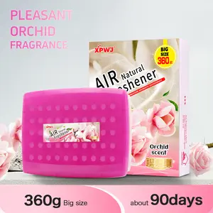 Natural Scented Gel, Made from Pure Natural Plant Extracts, Large Size 360G Solid Gel, Eliminates Odors/Smells/Smoke/Formaldehyde, Purifies Air, Lasts 90-120 Days, Multi-Functional Use for Car and Home, Suitable for Any Environment