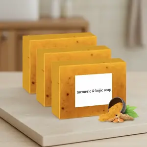 Turmeric & Kojic Acid Soap, DarkSpot Remover, Kojic Acid Soap, Soap Body CareBody Wash Lemon Flawless Organic Moisturizing Body Wash Body Care Product