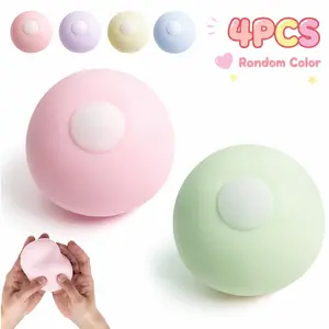 4PCS Shapeable Squishy Toys Sand Squishy Ball, Fidget Squishy Toys, Malleable Sand-Filled Sensory Toy for Anxiety Relief and Focus, Portable Stress Balls for Kids & Adults