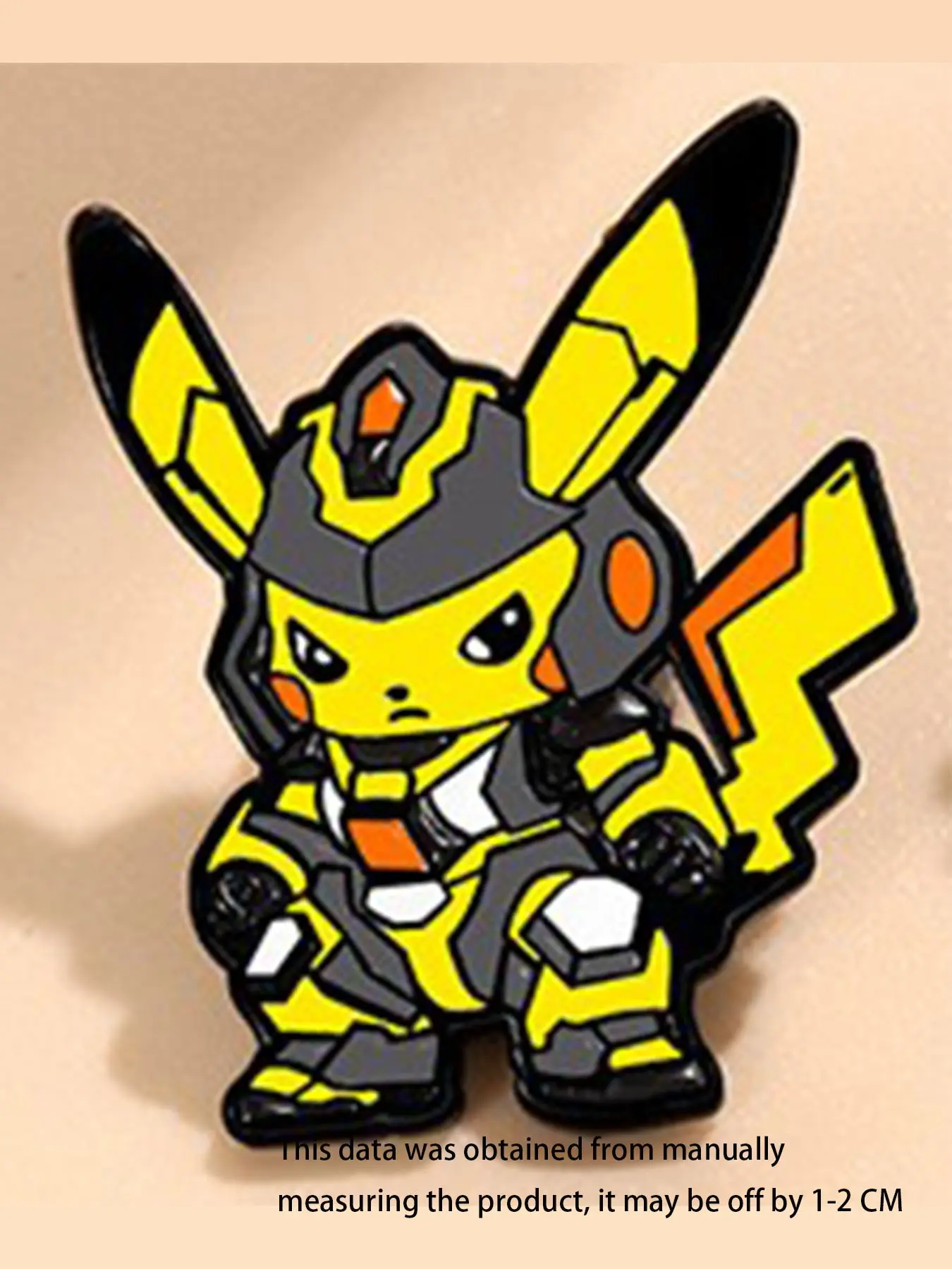 Classic Cartoon Movie Enamel Finish Brooch, Alloy Brooch Pin, Fashion Zinc Alloy Pikachu Design Badge, Perfect for Backpack Hats Sweaters, Versatile Usage, Unisex Clothing Accessory, Perfect Gift