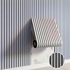 Self-Adhesive 3D Wall Panels, Ultra-Thick Grid Modern Vinyl Wallpaper, Heat Insulation, Living Room Decor, Bedroom, Bathroom, Office, Restaurant