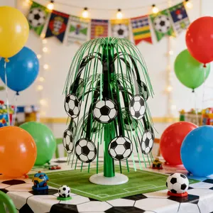 1pc Football World Cup-themed Creative 3D Table Decoration Bouquet for Fans, Party Tabletop Ornament and Home Atmosphere Decoration Props