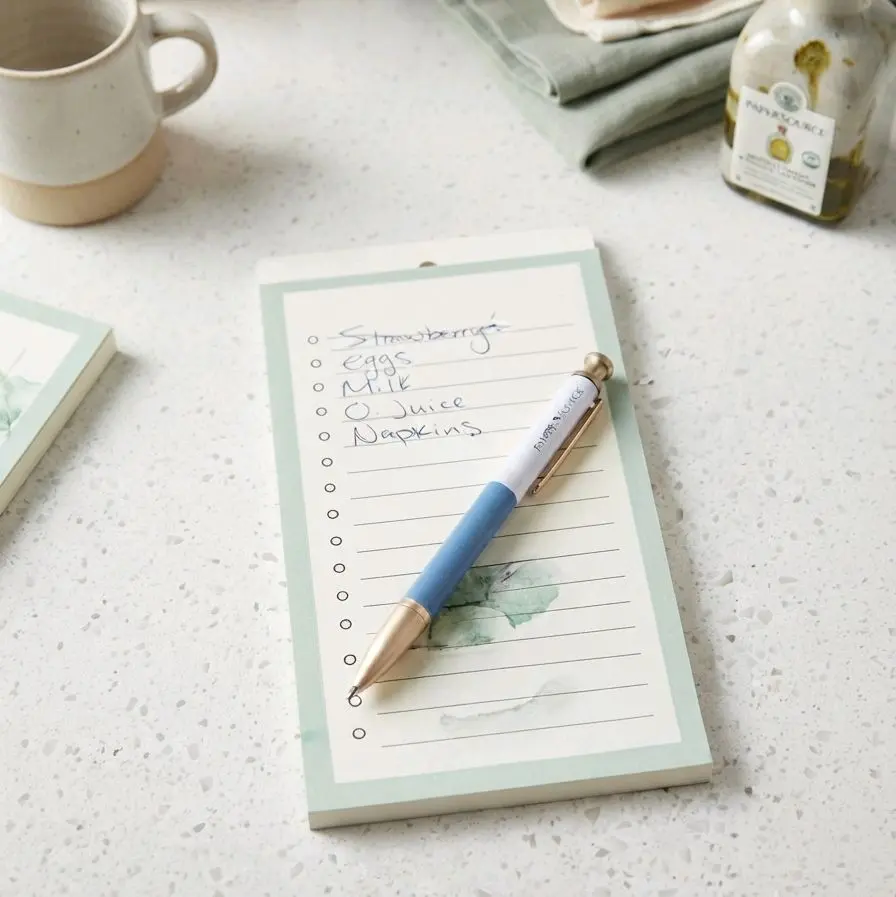 Handmade List - Blank Checklist for Groceries Chores Errands Routine Maintenance Organizational Tool