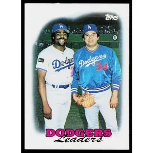 Dodgers Leaders 1988 Topps #489 Los Angeles Dodgers
