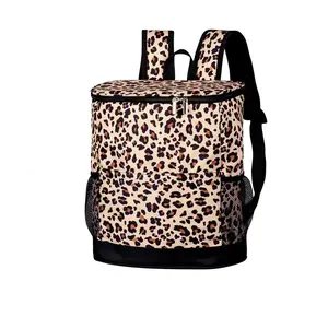Large Capacity Cooler Backpack, 1 Count Portable Leak Proof Backpack, Waterproof Soft Edge Cooler Bag, Insulated Cooler Bag for Outdoor Travel, Beach, Camping, Picnic