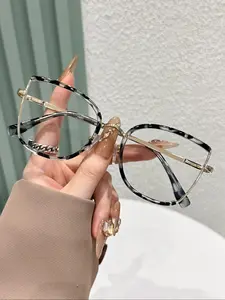 Cat Eye Frame Eyeglasses, Anti-blue Light Eyeglasses for Women & Men, Fashion Eyeglasses for Work, Daily Clothing Decor, Perfect for Student Daily Use, Stylish Glasses, Stylish Trendy Eyewear, Quality Eyeglasses