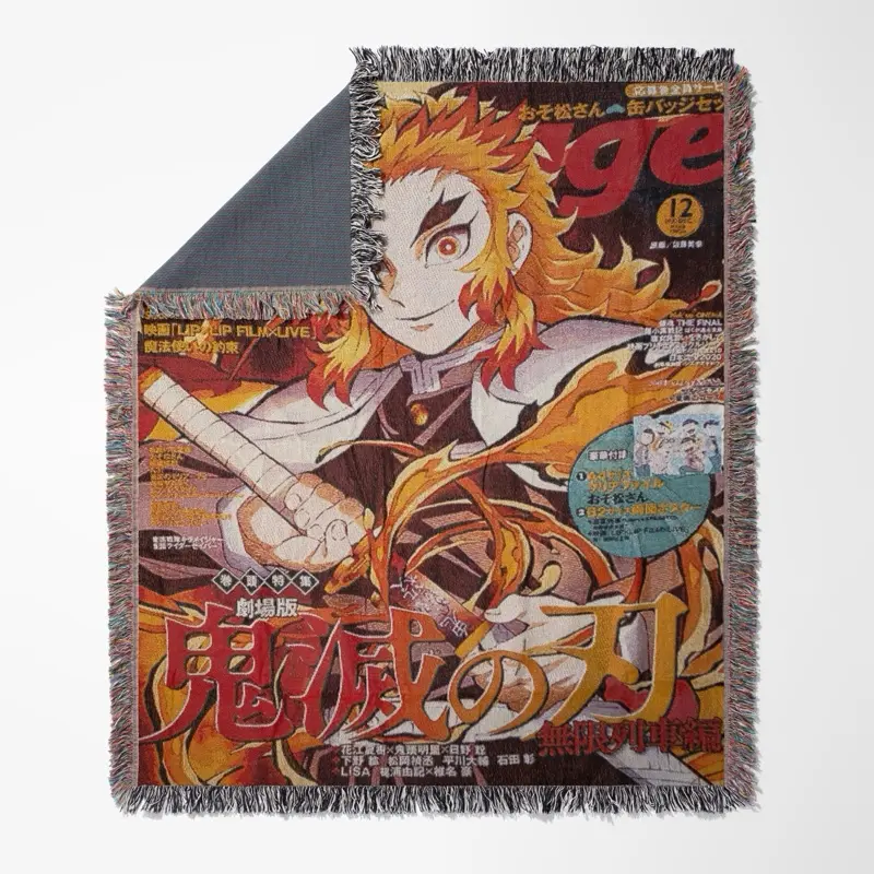 Demon slayer (#33) - Anime Tapestry - Hang on Wall - 5 Feet tall x 4 feet wide - Ideal for Room Decor