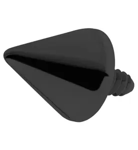 Black PVD Titanium Internally Threaded Spike