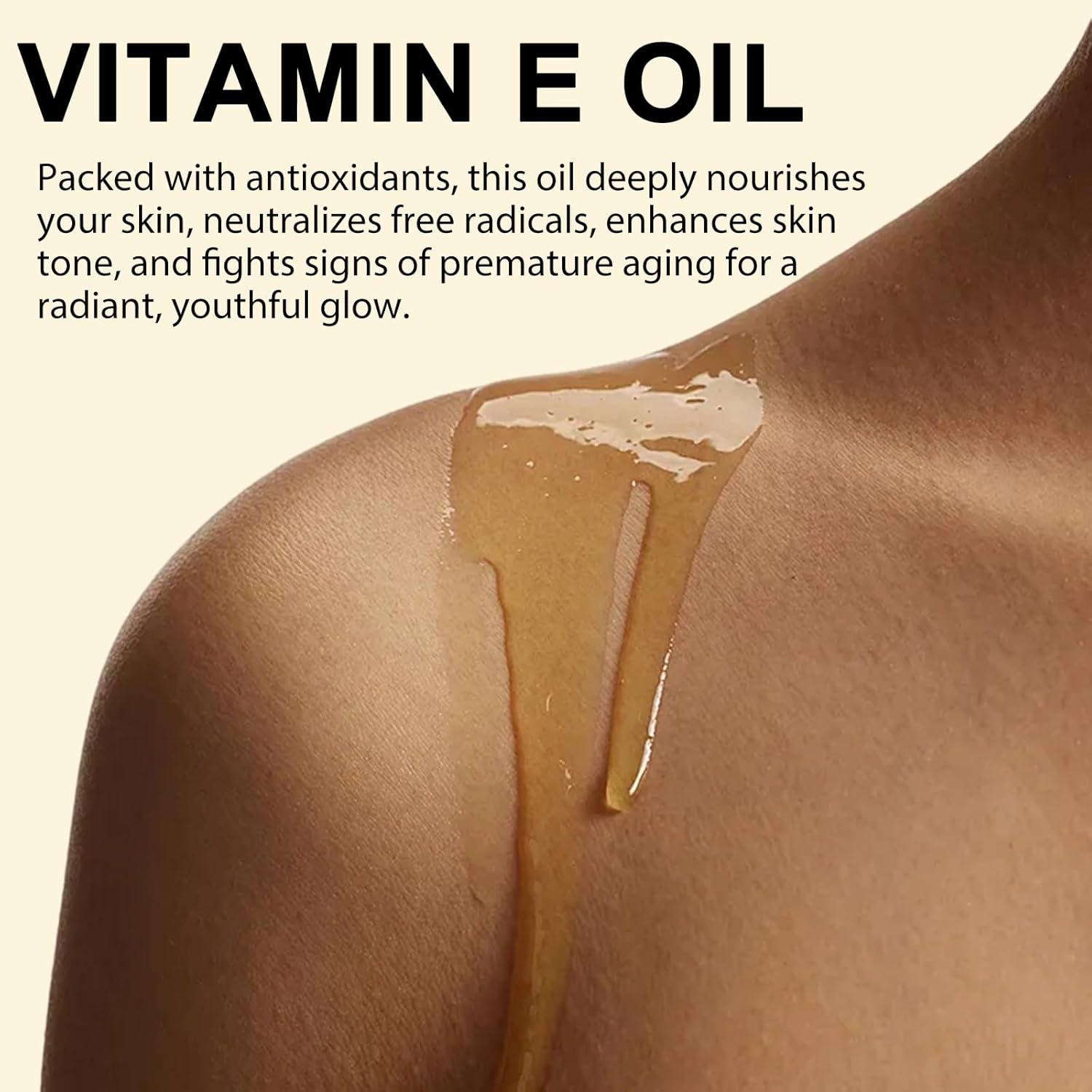 Pure Vitamin E Oil 75,000 IU Multiuse Oil - Unscented Body Care, Face+Body Use Moisture, Skin Repair for Dry Skin, Scars, Nail Care, 2 fl oz