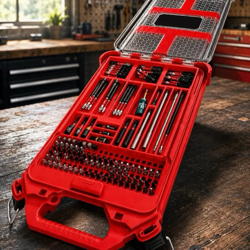 Milwaukee PACKOUT Bit Holder Insert for SHOCKWAVE Accessories, 5 and 11 Compartment Organizer Tray Storage
