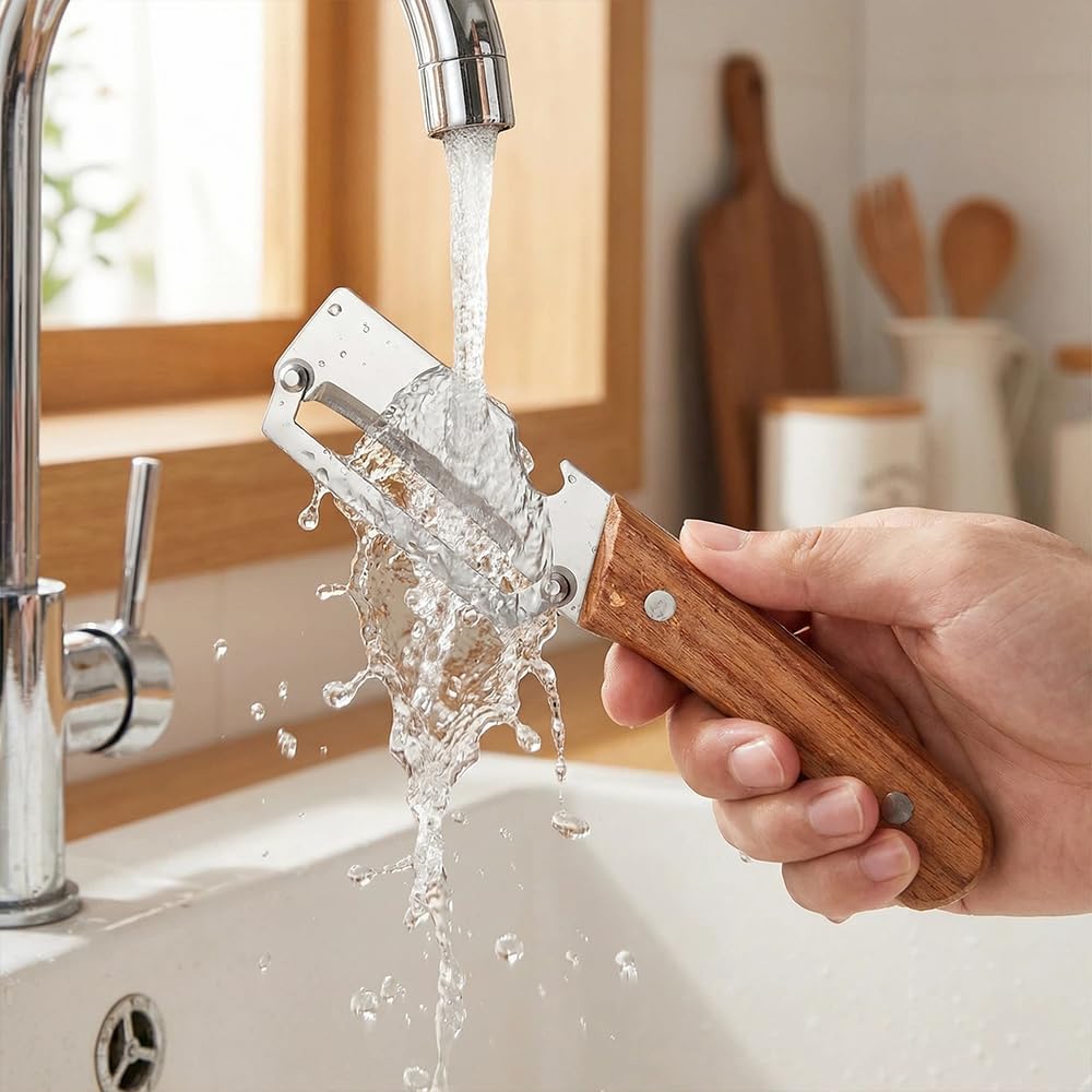 2PCS 2 in 1 Multifunctional Vegetable Peeler & Bottle Opener  All In One Peeler Multi-Functional Kitchen Tool Stainless Steel Potato & Fruit Peeler