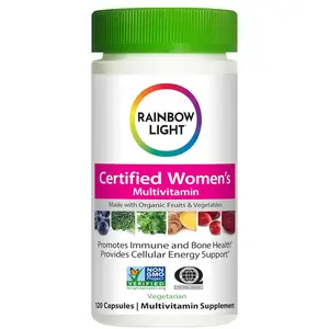 Rainbow Light Certified Womens Multivitamin, Multivitamin Supplement, 120 Caps (Pack May Vary)