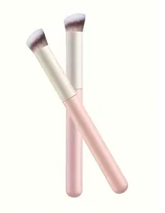 1 Pink Concealer Brush Pink Acne Brush Eye Socket Brush Blending Brush Professional Beauty Tool Makeup Brush Elegant Design Dense