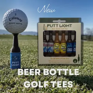 Beer Bottle Golf Tees, Golf Beer Tee’s - 6 Pack!