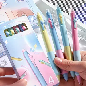 4/8/16 erasable neutral pens: extendable, 0.5mm fine tip, black ink, smooth writing, perfect for home, school, and office cute and beautiful pens Retractable Pens