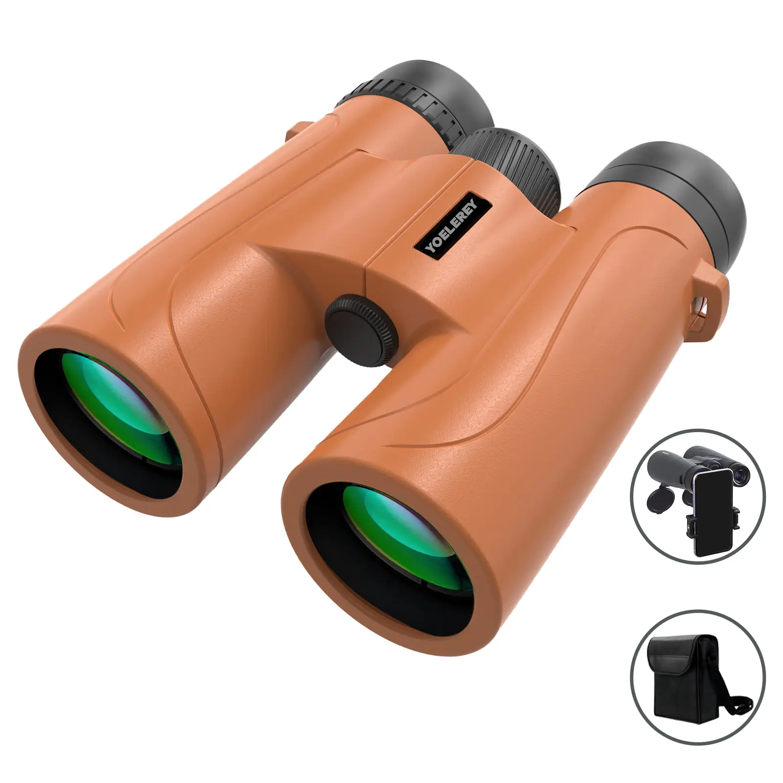12x50 High Powered Long-Range Binoculars for Adults - 23mm Large Eyepieces, BAK4 Prism, Waterproof, Lightweight, High Clarity - Ideal for Spotting Birds in the Wild, Wildlife Observation - Gifts for Hunters