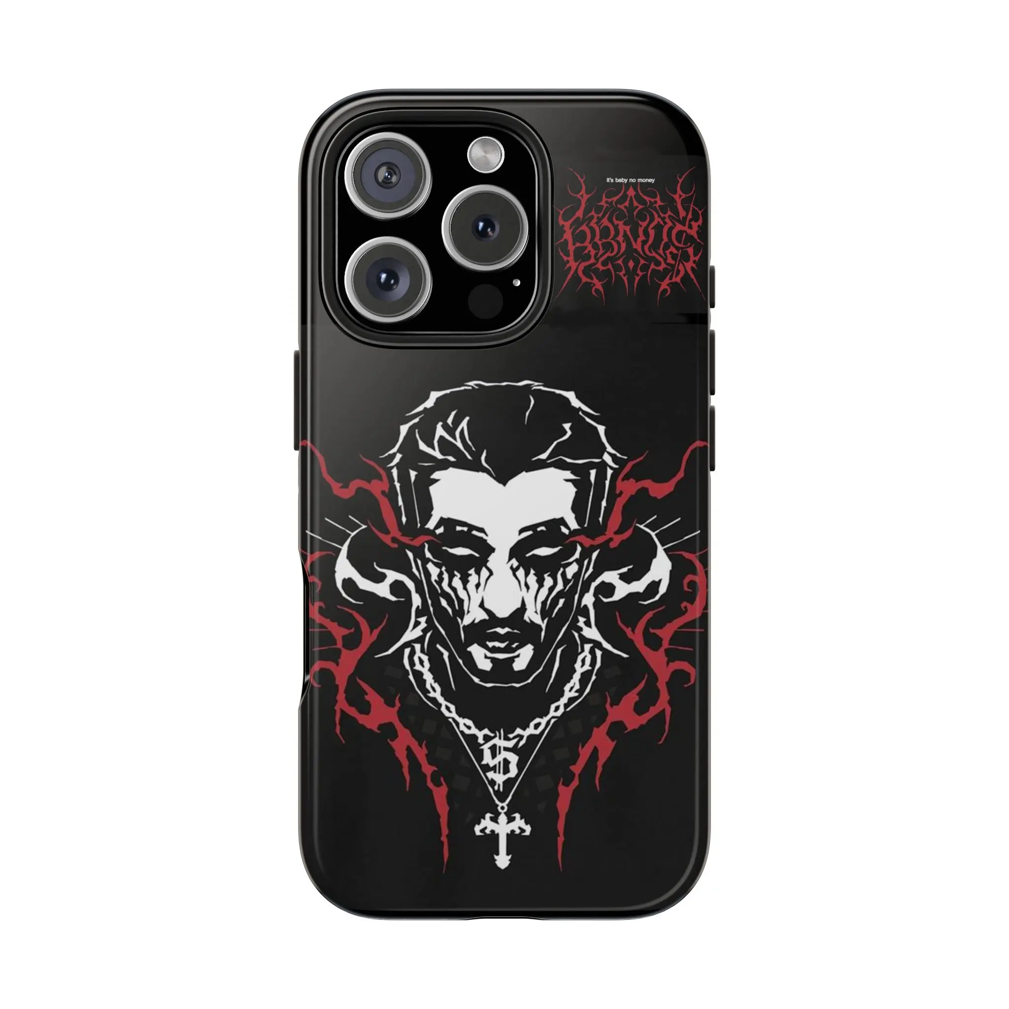 bbno$ Metal Portrait Tough Phone Case For iPhone 17 16 15 14 13 12 11, Samsung S25 S24 And More, Case Cover