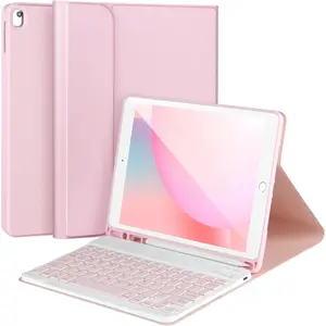 Keyboard Case for iPad 9/8/7th Gen 10.2'',Case with Keyboard ipad 10.2 inch,Keyboard for iPad 9th Gen,Detachable  Keyboard for iPad 10.2 ,iPad keyboard Case 9th Gen with Pencil Holder ()