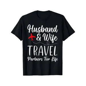 Matching Travel Partners T Shirt for Couples Celebrating Love