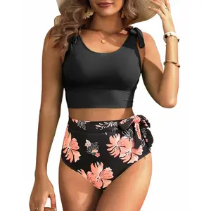 Piece Tummy Control Swimsuits - Women U-back High Waisted Bikini Modest Bathing Suit Two Piece 2026  SwimWeek
