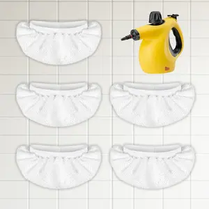 10pcs Universal Handheld Steam Mop Pads, Reusable and Washable Microfiber Steam Mop Attachments for Bissell Wagner Comforday Pursteam