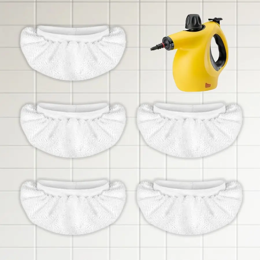 10pcs Universal Handheld Steam Mop Pads, Reusable and Washable Microfiber Steam Mop Attachments, Mop Accessories, Mop Heads Replacements for Bissell Wagner Comforday Pursteam