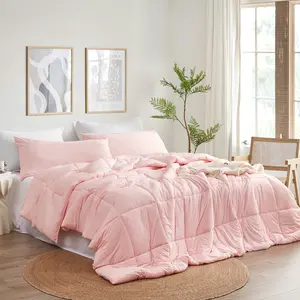 No Sweat Off My - Coma Inducer Oversized Comforter Set - Rosewater