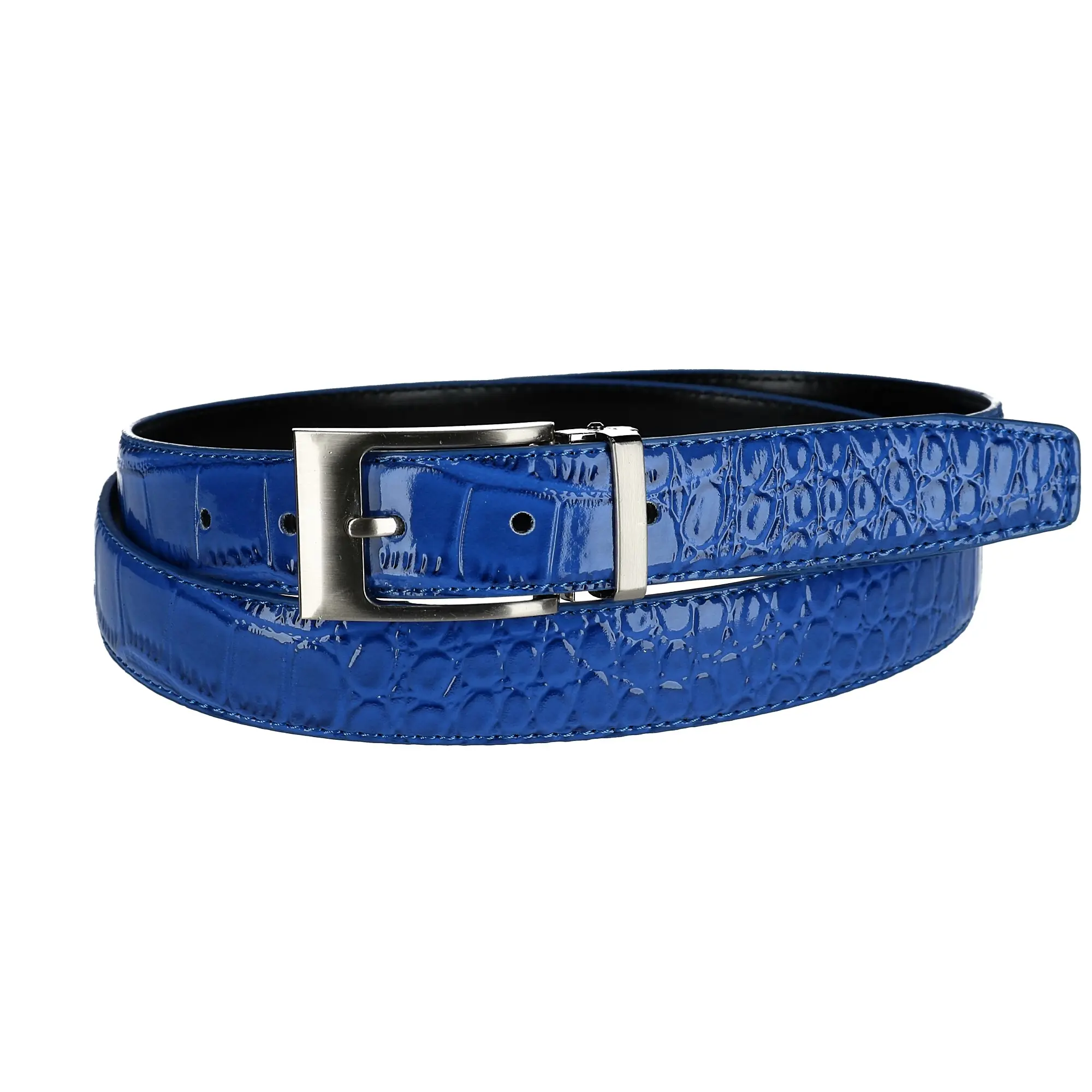CTM Leather Croc Print Belt, Casual And Jean Belts