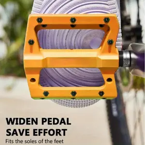 1pair High Strength Nylon Sealed Bearings Lightweight Non-slip Pedal MTB Flat Bicycle Pedal BMX Cycling Bike Accessories MTB Pedals Anti Slip Pedals