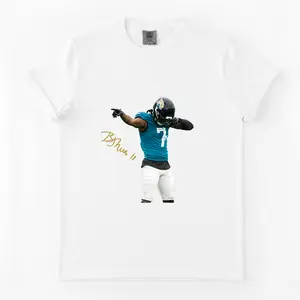 Comfort Colors Vintage Brian Thomas Jr Signature T-Shirt, Football Player Graphic Tee,Big Face Celebrity Tee, Menswear Top Unisex