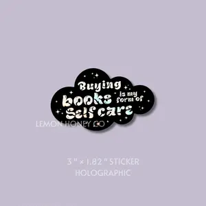 Bookish 3 inch Holographic Sticker | Booktok Bookstagram Booktube Book Sticker Decal