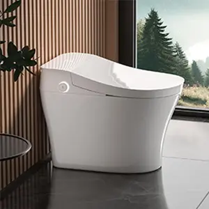 Bellemave  Smart Toilet Bidet with Auto Open Close One Piece Elongated Toilet with Tank Built in,with Warm Water Sprayer and Dryer, Instant Warm Water,Heated Seat,CSA Certified,Power-Outage Flushing Child Mode