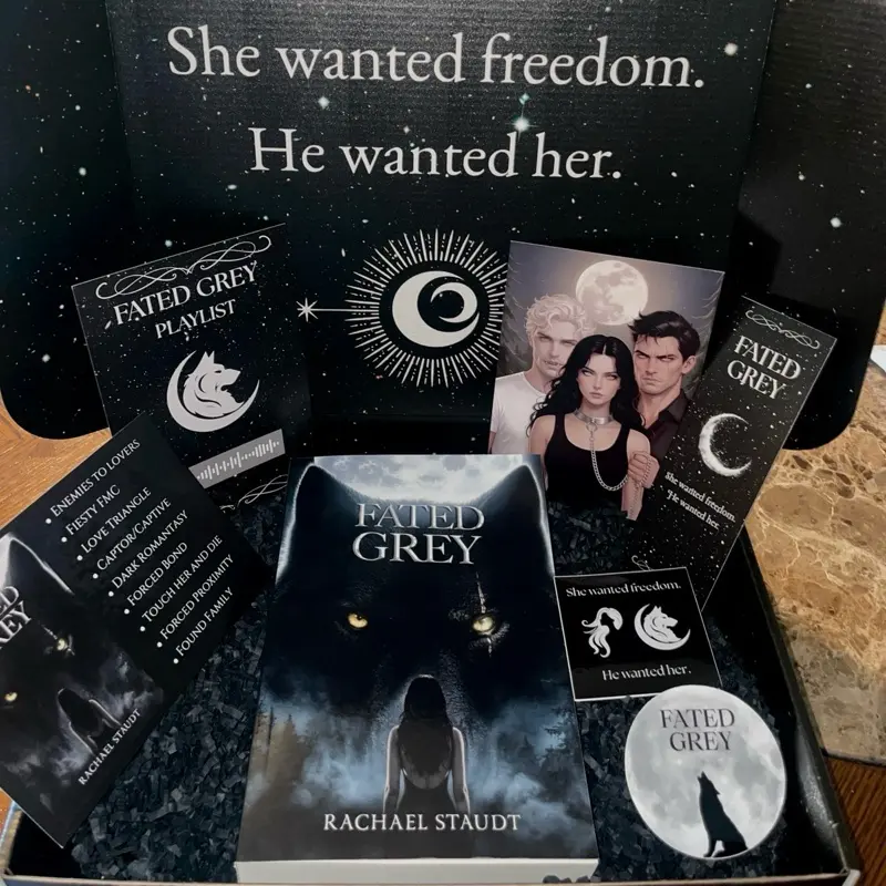 Fated Grey Experience Box - Includes Signed Paperback & Custom Keepsakes