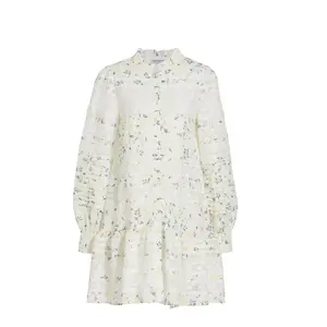 En Saison lou lou floral lace long sleeve minidress Casual Comfort Cotton Soft Womenswear Fit Flowy Love Print