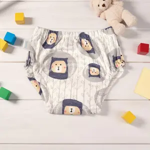 Baby Cloth Diaper Training Pants, Breathable Leak-Proof Multi-Layer High Absorbency, Washable Reusable Potty Training Panties