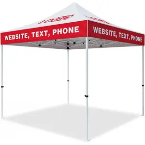 EAGLE PEAK ALX4010 40mm Aluminum Hex Leg Commercial Custom Canopy Tent 10x10 - CLICK TO CONFIGURE - Package Prices Start at $789.00