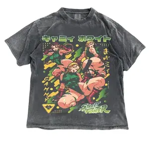 Retro Anime Fighter Girl Shirt, Vintage Arcade Gaming Tee, Cammy Inspired Graphic T-Shirt, Street Fighting Game Shirt, Y2K Aesthetic Tee