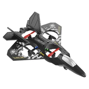 RC Stunt Fighter Jet Toy for Kids with 360° Flips & LED Lights | Easy to Fly Kids Drone