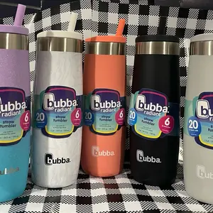 Bubba Radiant Vacuum Insulated Stainless Steel Tumbler with Straw 24oz - Available in Multiple Colors