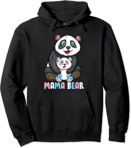 Mama Bear Panda Trans Pride Mom Hugs Pullover Hoodie - Brayanner Shop 77B098TPWLT8