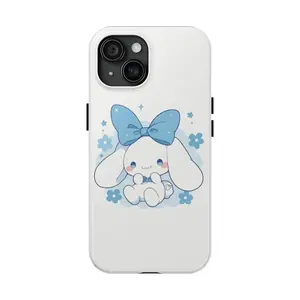 Cinnamoroll Blue Tough Phone Case for iPhone 16 15 14 13 12 11 Pro Plus Pro Max X XS XR