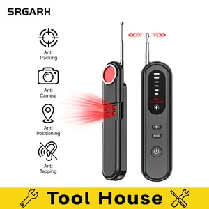 Hidden Camera Detector for Travel, RF Bug Detector & Camera Scanner Detectors for Bugged Cameras, GPS Trackers– Hotel/Public Restroom/Car, Bug Detectors and Spy Cameras Finder for Women and Men, Black