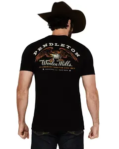 Pendleton Men's Boot Barn Eagle Logo Short Sleeve Graphic T-Shirt - Rg1181-74664