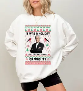 True Crime Ugly Christmas Sweatshirt, Keith Morrison Ugly Christmas Sweater, Xmas Season, Fun Graphics, Gift For Him, Gift For