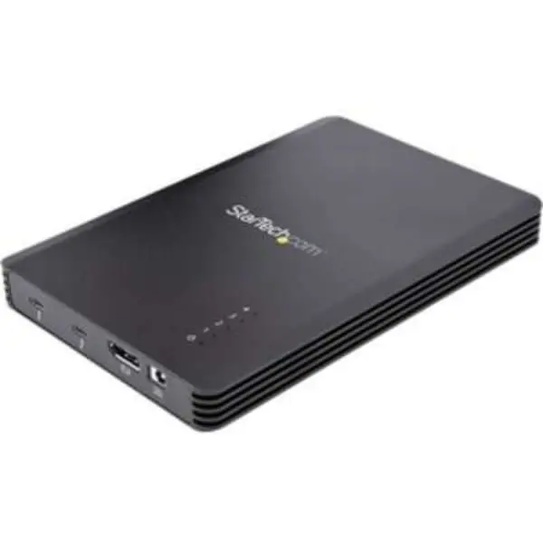 Startech M2E4BTB3 4-Bay Thunderbolt 3 Enclosure - M.2 NVMe PCIe SSD Drive Enclosure, 4 Solid State Drive Supported, 40Gbps, 15W Downstream, 2.3 Ft. Host Cable, 4.11 Lbs, 4.7" Depth, Black, 80Mm M.2 Pcie Ssd, M-Key Pci-Express
