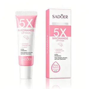 5X Niacinamide Lip Mask, Hydrating & Moisturizing Lip Balm, Reduces Dry Lips & Fine Lines, Deep Repair Lip Care for Soft, Tender Lips, Day & Night Lip Treatment for All Skin Types