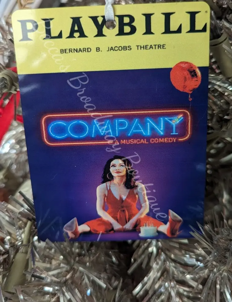 Company the Musical Playbill Ornament