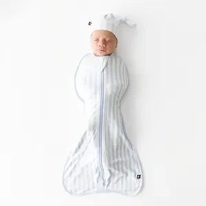 Swaddle Bag in Small Mist Stripe 0.5