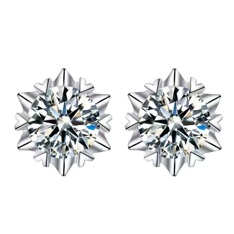 ED35 snowflake earrings