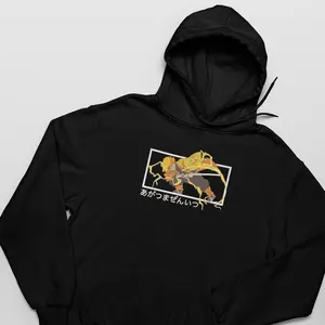 Anime Embroidery Design Available As T Shirt, Sweatshirt, or Hoodie Demon Hunter: Cosplay Streetwear.